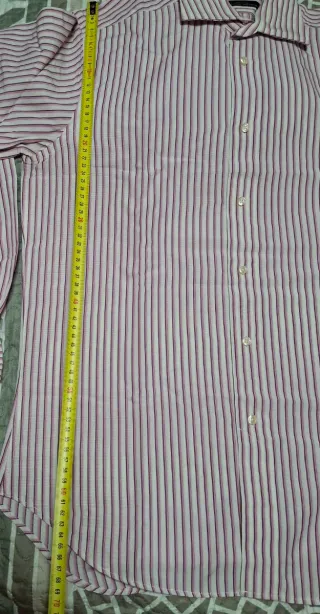 Camisa Zara Rayas Rosas y Blancas Talla M