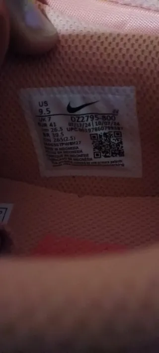 Nike Cortez TXT nylon Naranja y Rosa