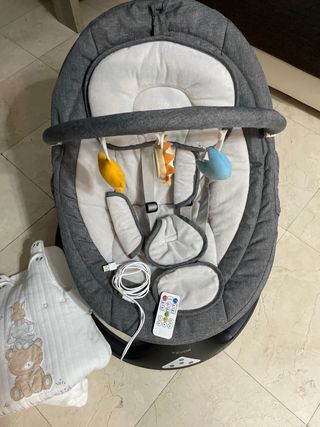 Mecedora para bebé VEVOR gris