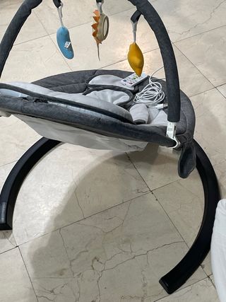 Mecedora para bebé VEVOR gris
