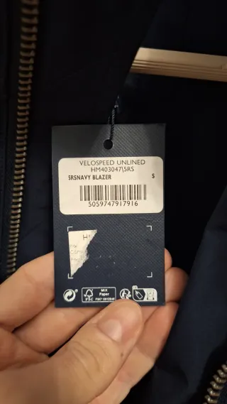 Chaqueta Hackett Velospeed Azul Marino