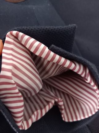 Americana Celio azul oscuro con parches