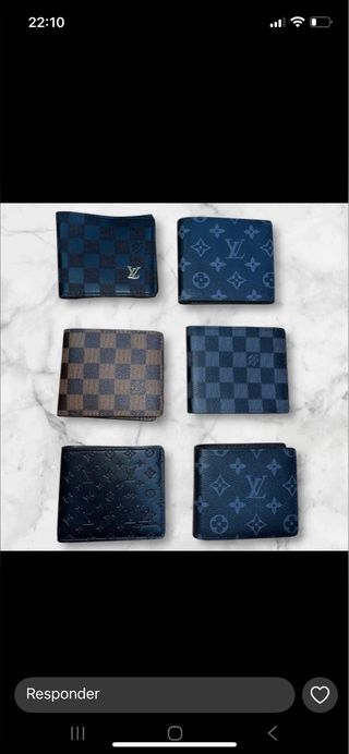 Billetera Louis Vuitton Azul