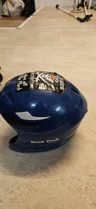 Casco de esquí infantil azul Wezde 55cm