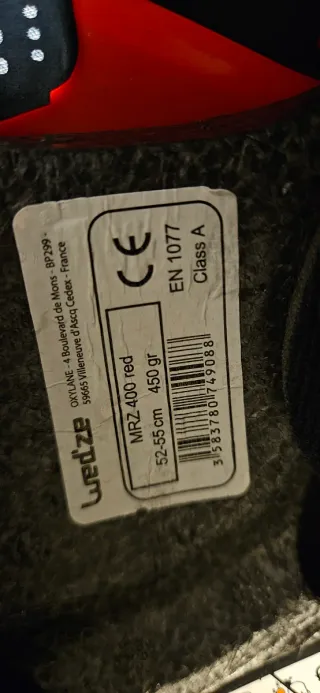 Casco de esquí infantil azul Wezde 55cm