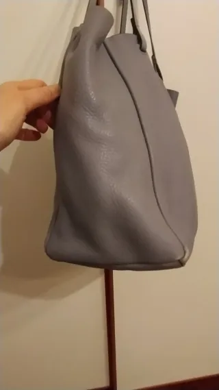 Borsa Marc Jacobs vera pelle grigia