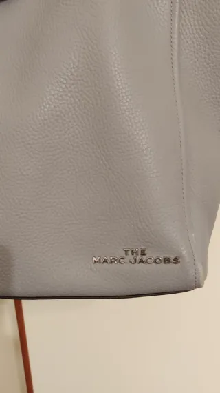 Borsa Marc Jacobs vera pelle grigia