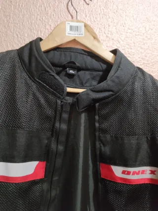 Chaqueta Moto ONEX Negra Talla XL