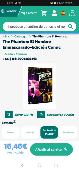 THE PHANTOM - EL HOMBRE ENMASCARADO (DVD)