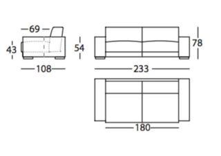 Espectacular sofà Sancal negro