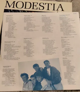 Vinilo LP Modestia Aparte - Cosas de la Edad