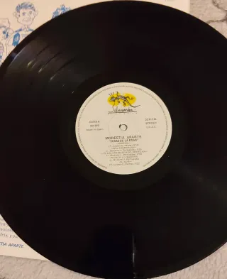Vinilo LP Modestia Aparte - Cosas de la Edad