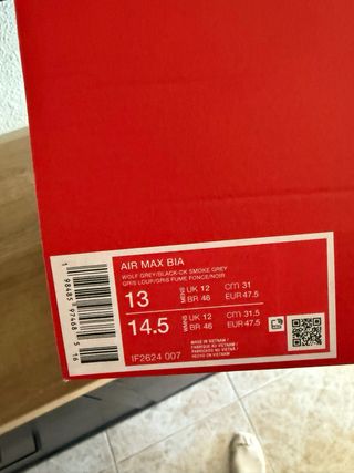 Zapatillas Nike Air Max Talla 47.5