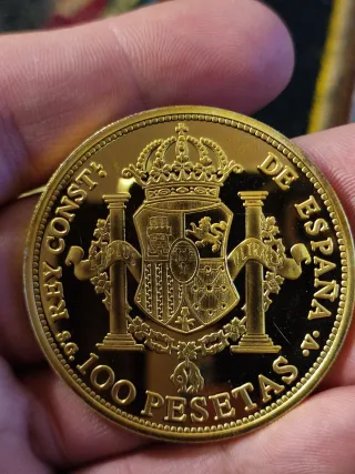 Enormes 100 pesetas Alfonso XIII 1897