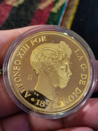 Enormes 100 pesetas Alfonso XIII 1897