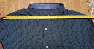 Camisa Zara Hombre Azul Estampada