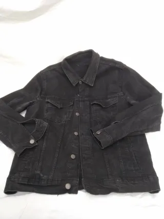 Cazadora Zara Negra Talla L