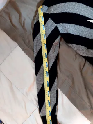 Maglione Tommy Hilfiger righe con patch gigi hadid