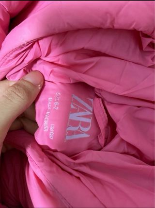 Chaqueta niña rosa 6-7 años