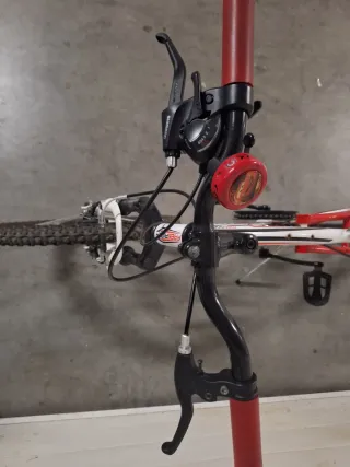 Bicicleta Infantil Freerider Roja y Blanca