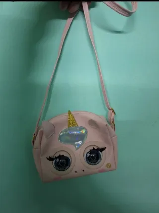 Bolso infantil unicornio rosa