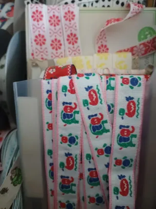 Pasamanería 1,5 y 2 cm a 0,25€ el mt