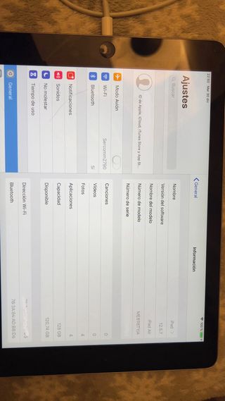 iPad Air A1474 Argento