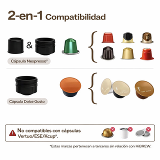 Cafetera Portátil HiBREW H4-basic 3 en 1