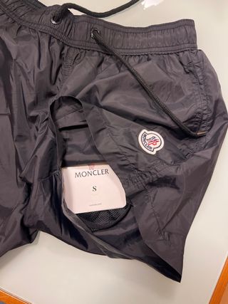 Bañador Moncler Talla S Negro