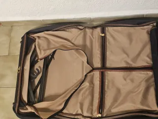 Maleta Portatrajes Samsonite Negra y Marrón