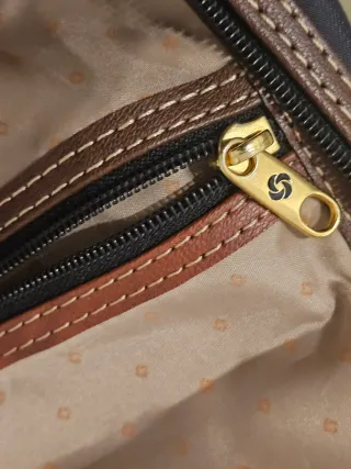 Maleta Portatrajes Samsonite Negra y Marrón