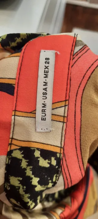 Vestido camisero estampado