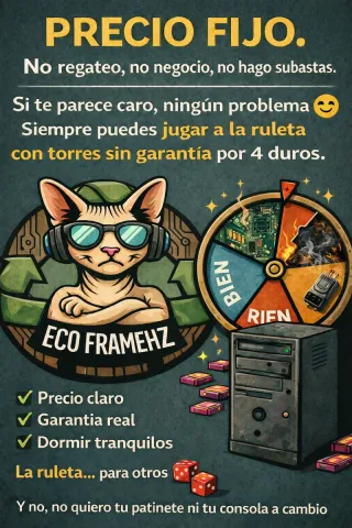 PC Gaming Ryzen 5 3600 GTX 1660 TI GARANTIA 12M