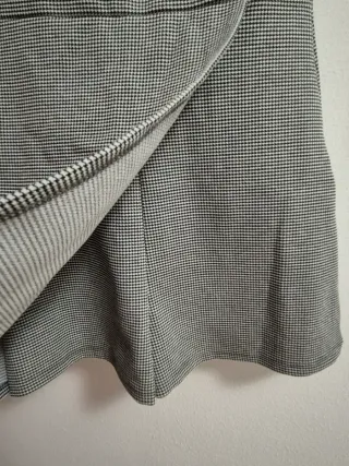 Vestido Bershka Raya Gris Talla XS