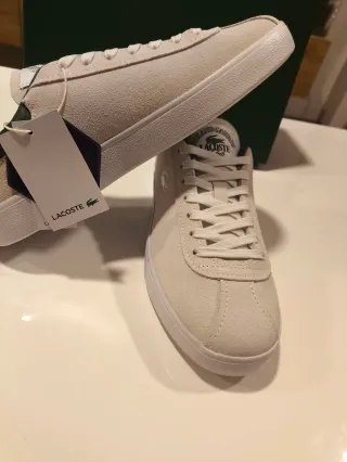 Zapatillas Lacoste Roland Garros T37 Beige/Verde