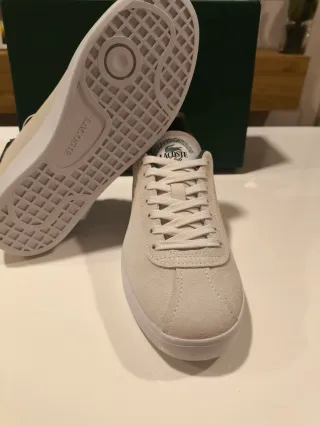 Zapatillas Lacoste Roland Garros T37 Beige/Verde
