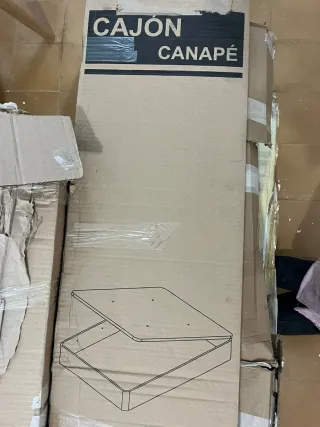 Cajón Canapé Madera Marrón