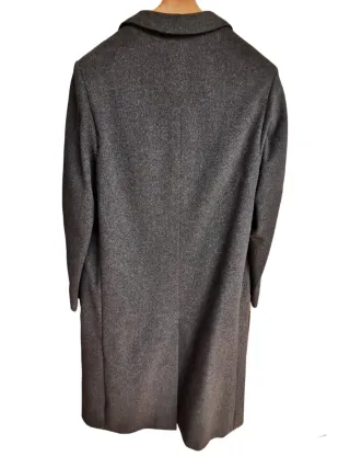 Capotto sartoriale invernale uomo grigio