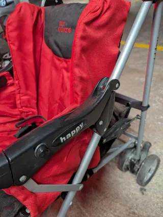 Silla de paseo MyNurse Happy roja