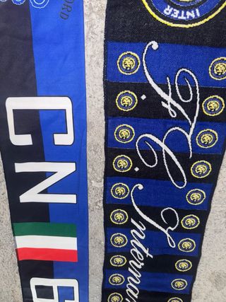 Lote 2 bufandas Inter de Milan Curva Nord