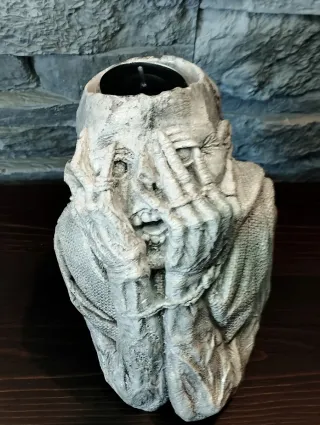 Goth Zombi Porta Candela