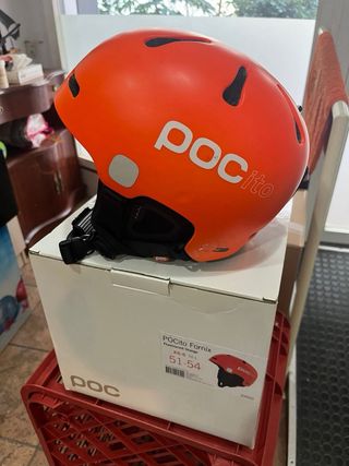 Casco de esquí POCito de POC para niño naranja