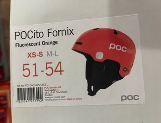 Casco de esquí POCito de POC para niño naranja