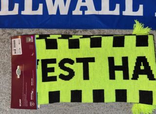 Lote 3 bufandas Arsenal, Ultras Millwall West Ham