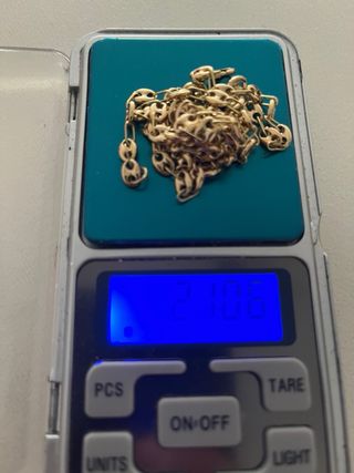 Cadena Calabrote Oro 18k Nueva