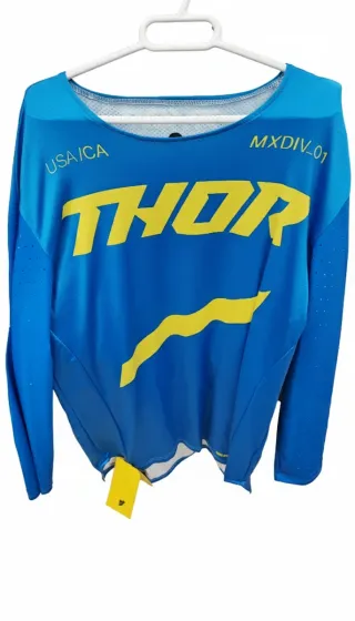 Camiseta Thor MXDIV 01 USA/CA Azul/Amarillo