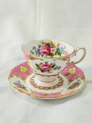 Servicio de té o café de porcelana ingle