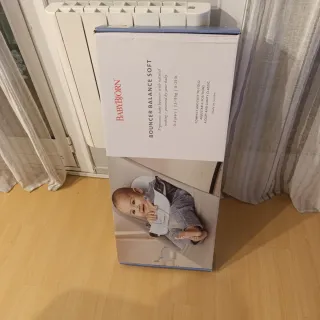 Hamaca BabyBjörn amarilla y gris