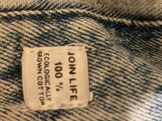 Chaqueta tejana Zara azul