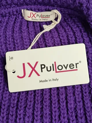 Casaco de malha roxo novo